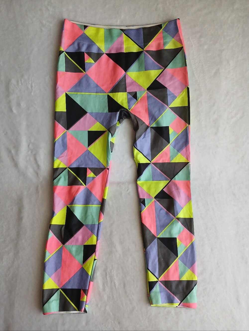 Geometric thin leggings